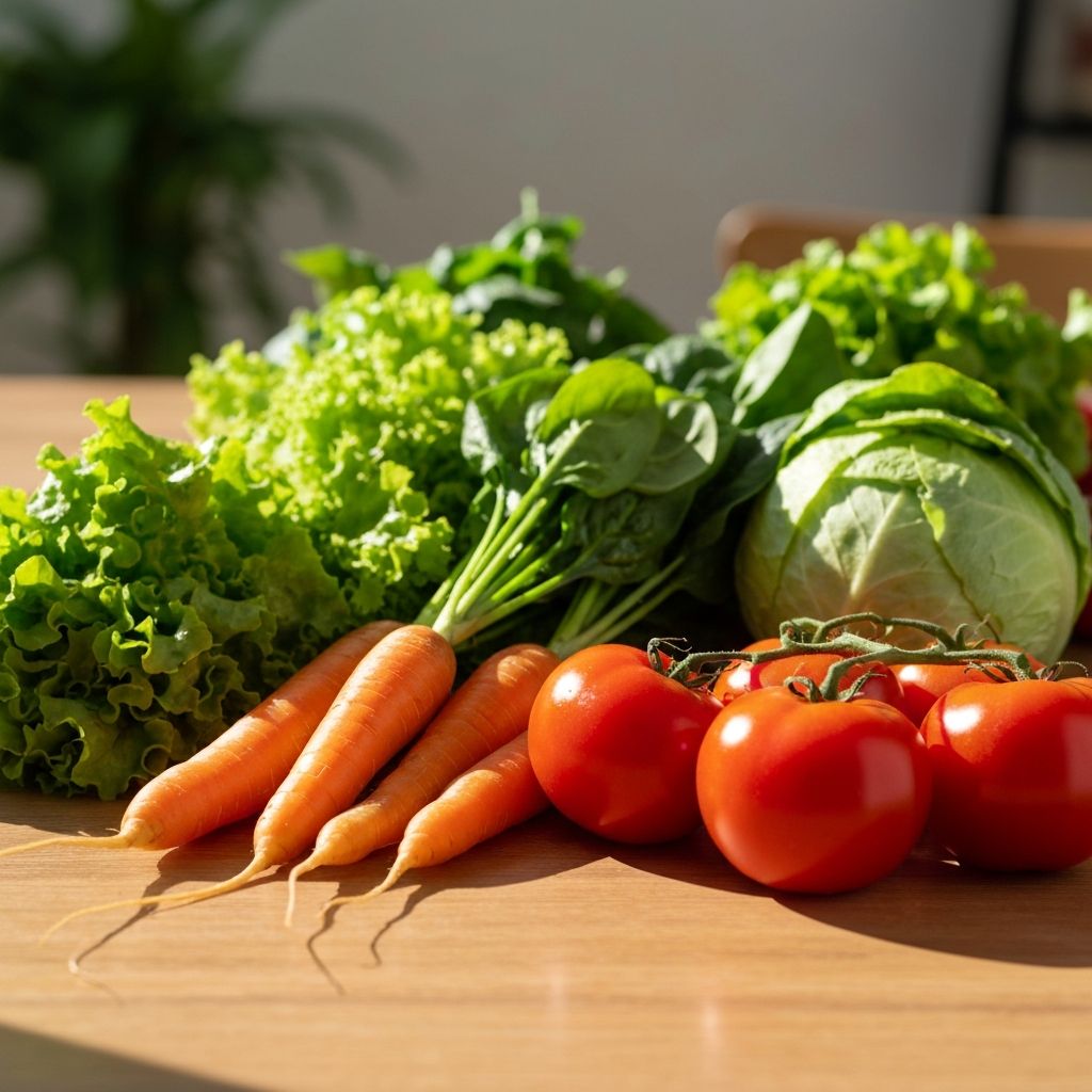 Ilustrasi nutrisi organik